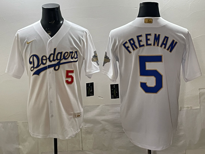 Men 2026 Los Angeles Dodgers #5 Freeman White Game Nike MLB Jersey 04003001